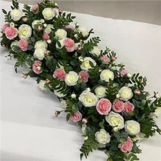 eucalyptus greenery table runner
