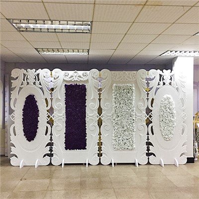 Fundal floral pentru scena nunții