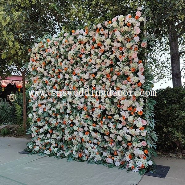 flower wall backdrop for wedding