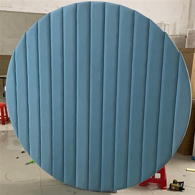 Fundal rotund de catifea albastră