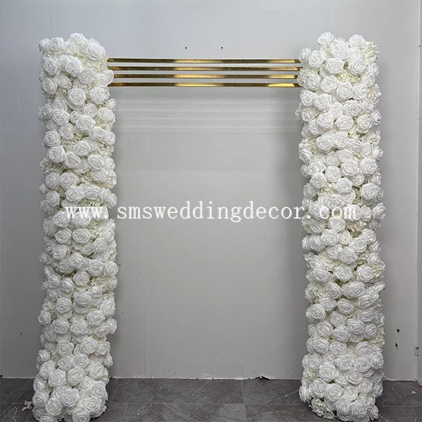 wedding table flower runner